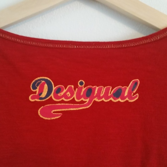 Desigual Long Sleeve Tie Back Floral Dress - Picture 8 of 8